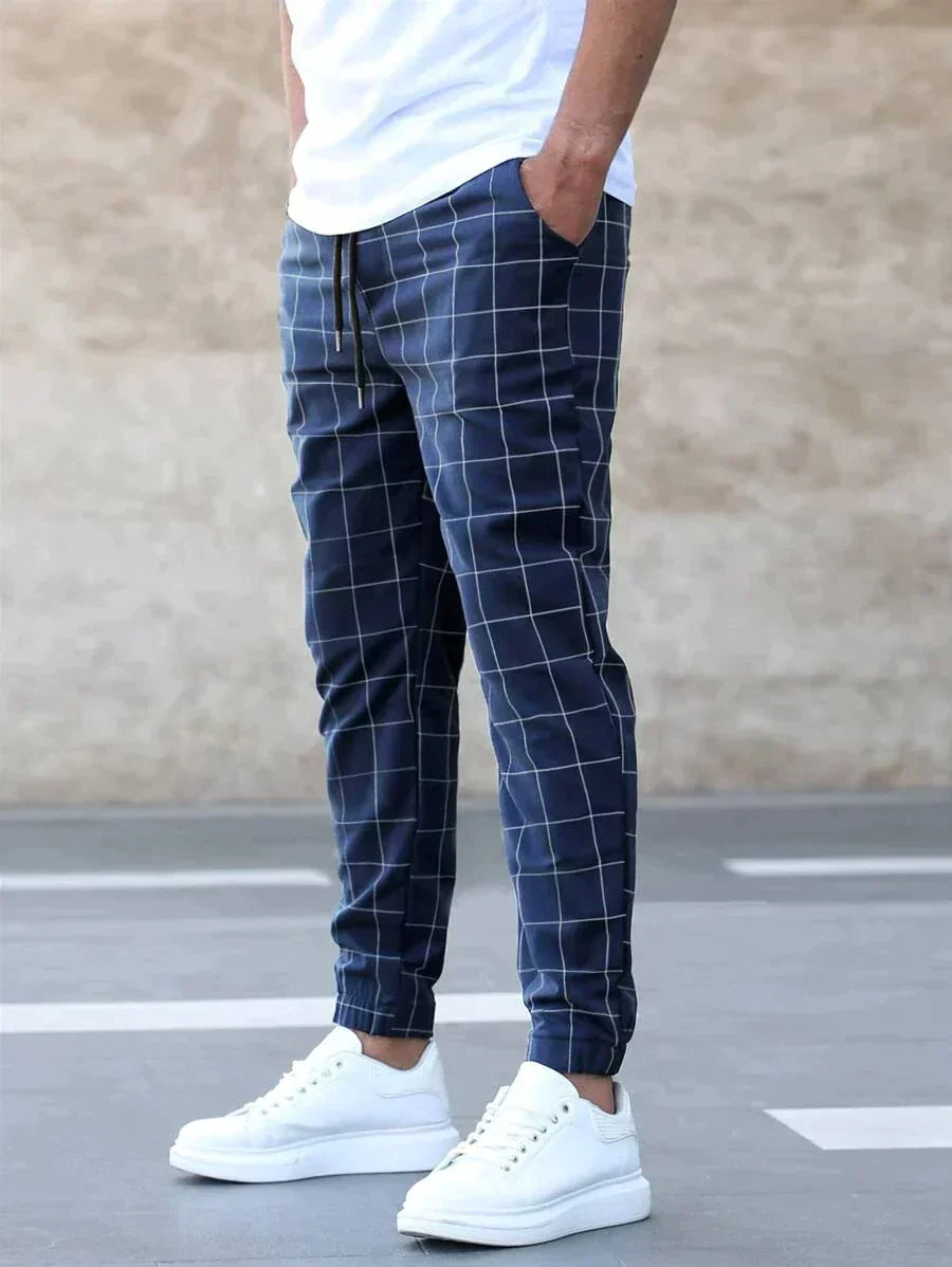 Adrien | Fashion Grid Sweatpants