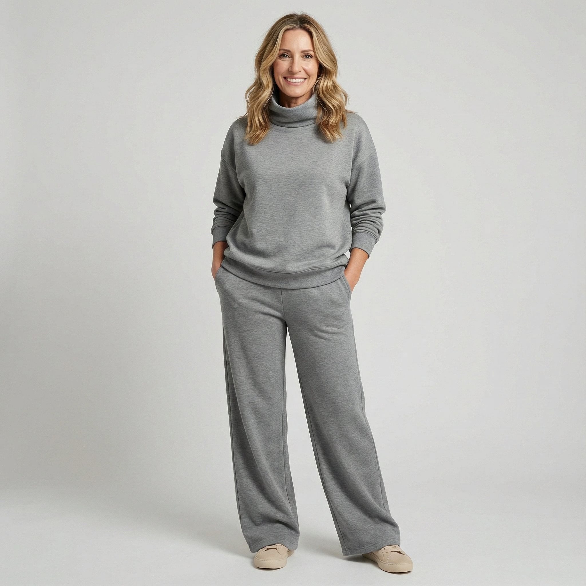 Rumie | Comfy Mock Neck Set