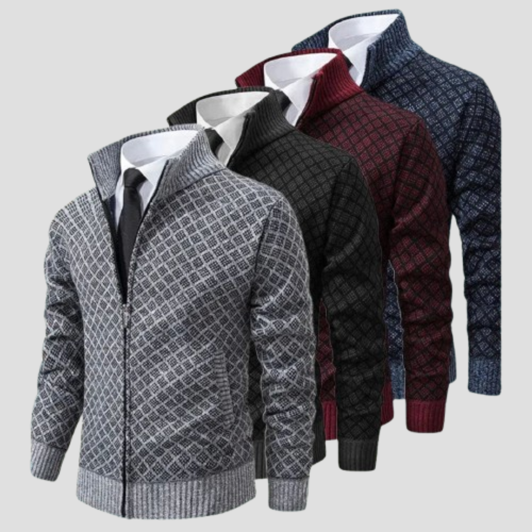 Lorenzo | Timeless Full-Zip Cardigan