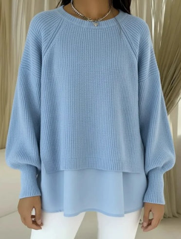 Adelyn | Layered Knit Sweater