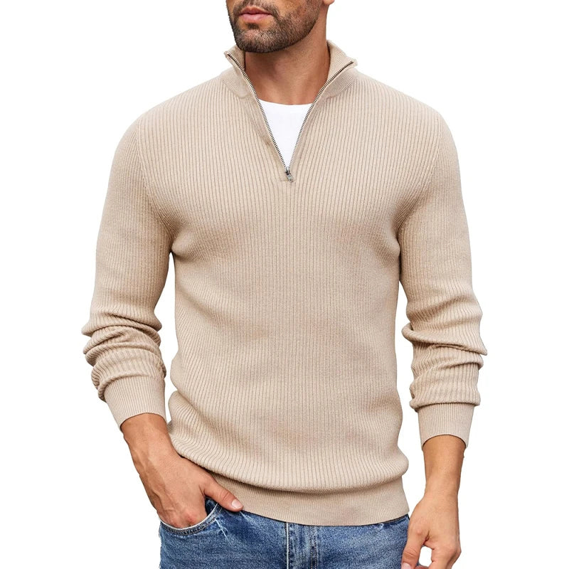 Hydeon | Classic Ribbed Comfort Sweater