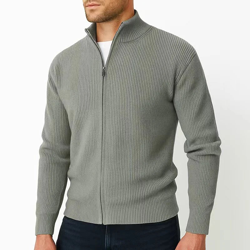 Alaric | Classic Full-Zip Cardigan