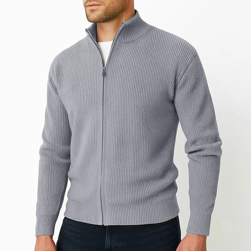 Alaric | Classic Full-Zip Cardigan