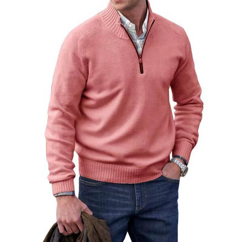 Vicente | Stylish Italian Zip Sweater