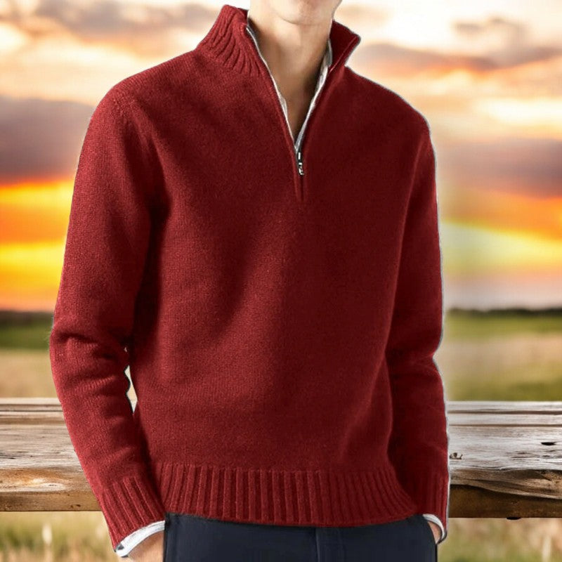 Marlowe | Classic Quarter-Zip Sweater